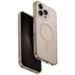 Etui UNIQ Clario do iPhone 16 Pro Max Magclick Charging przezroczysty/złoty