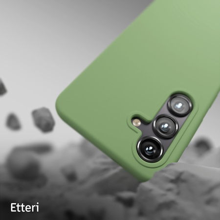 Nakładka Etteri Silicone Case do Samsung Galaxy S24 jasnozielona