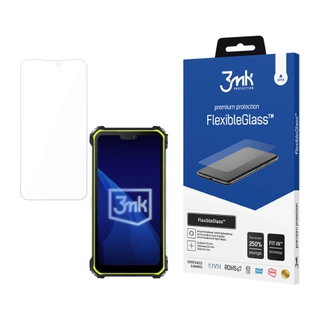 Szkło hybrydowe 3mk FlexibleGlass na Rugged Phones M10
