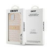 DKNY DKHCP15MPRTHSLP iPhone 15 Plus / 14 Plus 6.7" różowy/pink hardcase Leather Mono Stripe & Metal Logo