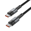 Kabel 5A PD100W 1m USB-C - USB-C Tech-Protect Ultraboost szary