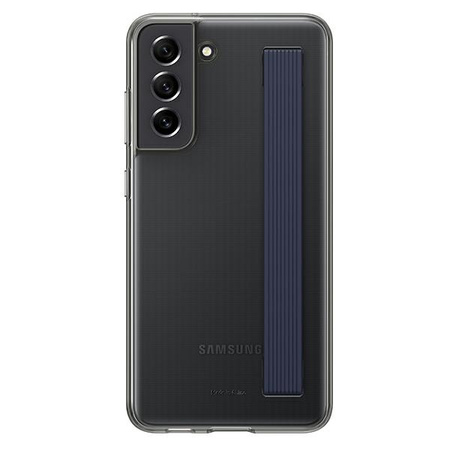 Samsung clear strap cover case cover for samsung galaxy s21 fe gray (ef-xg990cbegww)