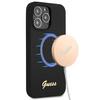Guess GUHMP13LLSLMGBK iPhone 13 Pro / 13 6.1 &quot;schwarz / schwarzes Hardcase Silikonschrift Gold Logo