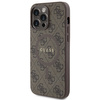 Oryginalne Etui GUESS Hardcase GUHMP14LG4GFRW do iPhone 14 Pro (Kompatybilny z Magsafe / 4G Ring classic logo / brązowy)