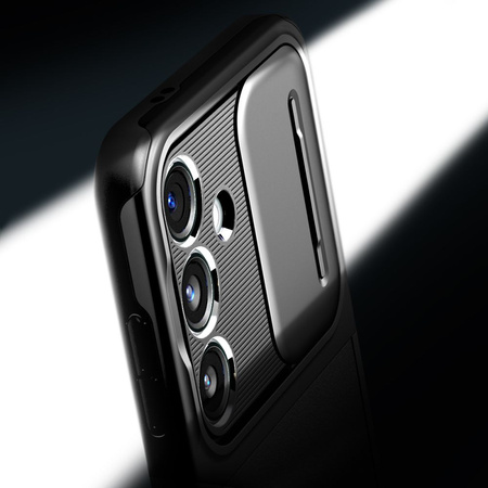 Spigen Optik Armor Hülle für Samsung Galaxy S24 – Schwarz