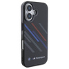 Original Case IPHONE 16 PLUS BMW Hardcase Motosport IML Random Stripes (BMHCP16M23HTRAK) black