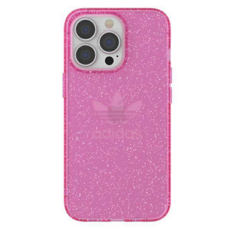 Adidas OR Protective iPhone 13 Pro / 13 6.1 "Clear Case Glitter pink / pink 47121