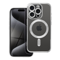 Futerał Electro Mag Cover kompatybilny z MagSafe do IPHONE 15 PRO tytanowy