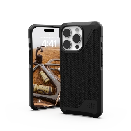 UAG Metropolis LT Magsafe Hülle für iPhone 16 Pro – Schwarz