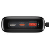 Powerbank Baseus Qpow PRO with cable, 20000mAh, 20W (Black)