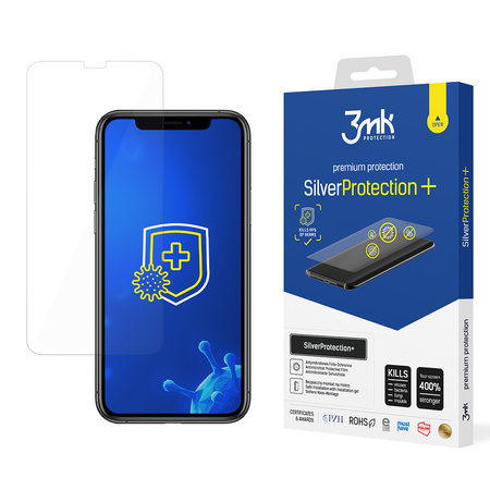 3MK Silver Protect+ iPhone X/XS Folia Antymikrobowa montowana na mokro