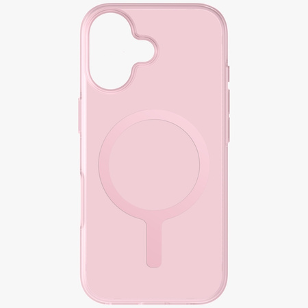 Etui UNIQ Clario do iPhone 17 Magclick Charging różowy