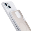 Apple iPhone 15 - 3mk Hardy Silicone MagCase Silver-White