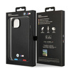 Original Case IPHONE 14 PLUS BMW Leather Stamp Tricolor (BMHCP14M22PTDK) black