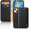 Etui portfel z blokadą RFID do iPhone 15 Plus Dux Ducis Hivo - czarne