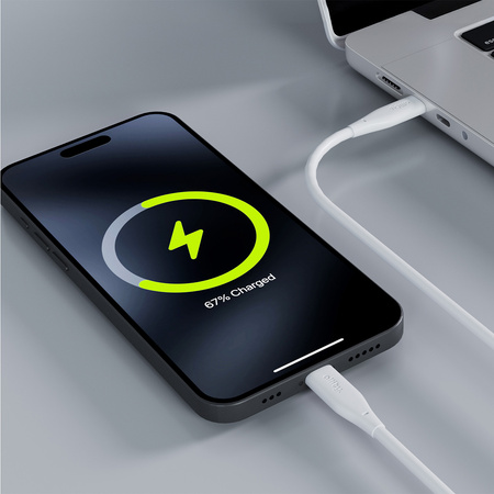 Allity kabel AUC-02 USB-C - Lightning 1,0 m 27W biały