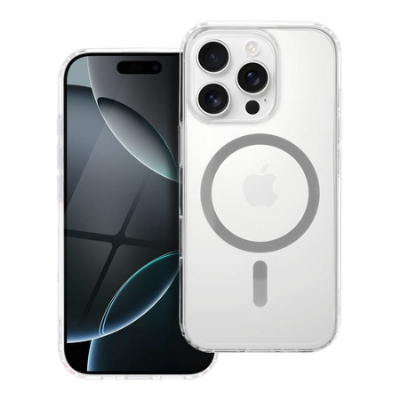 Drop Glue Colorful Ring Mag Cover kompatybilny z MagSafe pasuje do IPHONE 17 Air szary