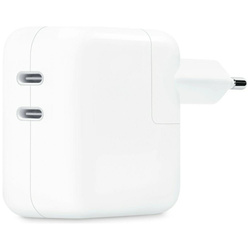 Ładowarka sieciowa Apple MKU63ZM/A 35W   2xUSB-C biały