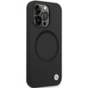 Original Handyhülle IPHONE 14 PRO BMW Signature Liquid Silicone MagSafe (BMHMP14LSILBK2) schwarz