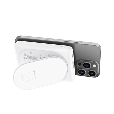 FORCELL Powerbank F-Energy MagStand F10K2 10 000mAh 20W kompatybilny z MagSafe biały