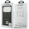 Karl Lagerfeld Choupette Pin MagSafe Case für iPhone 17 Pro Max - Schwarz