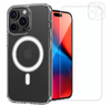 Etui do iPhone 15 Pro Max MagSafe + Szkło na ekran + Szkło na aparat