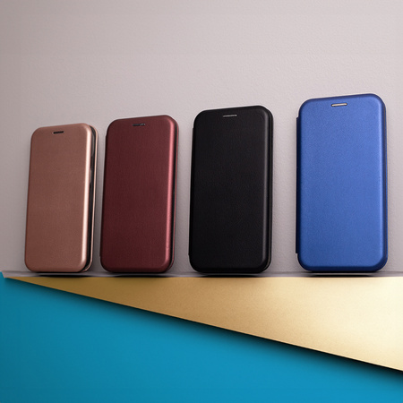 Etui Smart Diva do Xiaomi Redmi Note 14 5G (Global) burgundowe