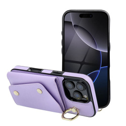 Futerał portfel WONDER dla IPHONE 13 liliowy