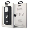 Karl Lagerfeld nakładka do iPhone 13 Pro 6,1&quot; KLHCP13LGSAKCPK HC GRIPSTAND SAFFIANO KC PINS czarna
