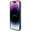 Guess Pailletten-Schriftzug-Metallgehäuse für iPhone 15 Pro Max – Schwarz