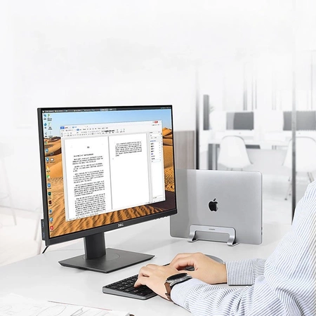 Ugreen Vertikaler Ständer aus Aluminium für MacBook, Laptop, Tablet, Silber (20471 LP258)