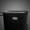 Powerbank SBS 20000 mAh 20 W z wbudowanym kablem USB-C i wyświetlaczem cyfrowym - czarny