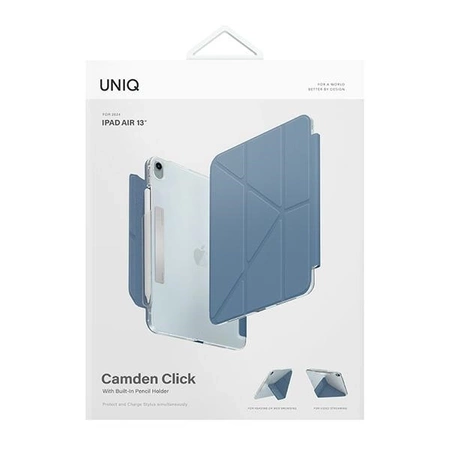 Uniq Camden Click Hülle für iPad Air 13" (2024) - blau