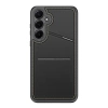 Etui Dux Ducis Rafi II na Samsung Galaxy S25 z podstawką i portfelem - czarne
