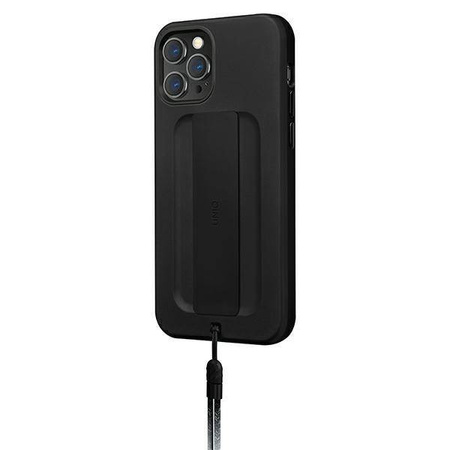 UNIQ Heldro antybakteryjne etui na iPhone 12 Pro Max czarny (Antimicrobial)