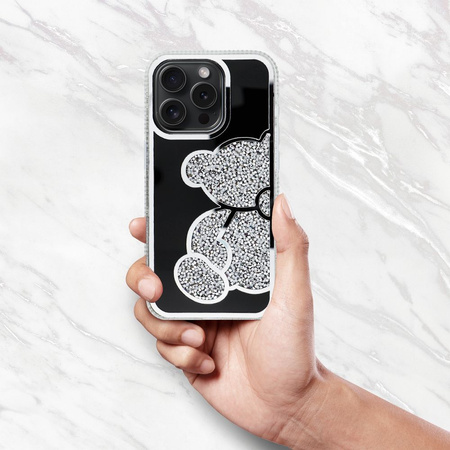 Futerał TEDDY BEAR do IPHONE 17 Pro srebrny