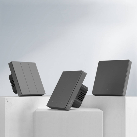 Sonoff inteligentny 2-kanałowy przełącznik ścienny Wi-Fi czarny (M5-2C-86)