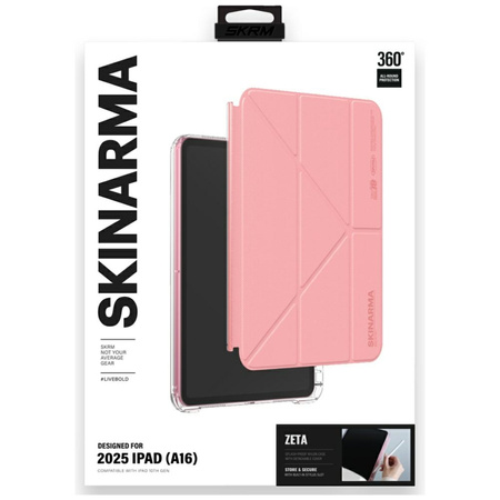 Etui Skinarma Zeta do iPad 11" A16       (2025) / iPad 10.9" 10 gen. (2022) różowy