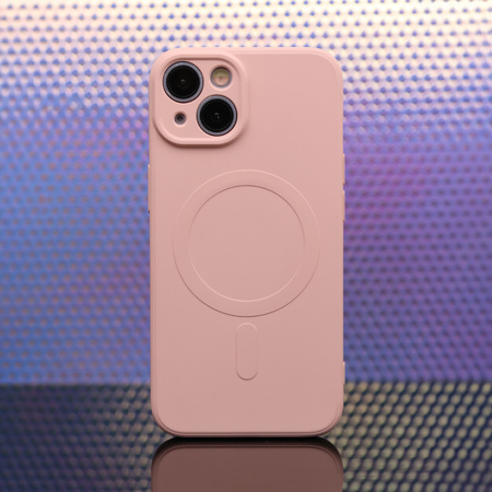 Nakładka Simple Color Mag do iPhone 13 Pro Max 6,7" różowa