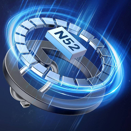 Joyroom zestaw wielofunkcyjny magnetyczny uchwyt samochodowy ring podstawka do telefonu czarny (JR-ZS294)