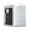 Guess GUHMP16LPSAPSMEK iPhone 16 Pro 6,3" czarny/black HC MagSafe Safiano Peony Classic Logo