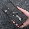 Nillkin CamShield Armor Pro Case etui Samsung Galaxy S23 Ultra pancerny pokrowiec z osłoną na aparat ring podstawka czarne