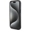 Karl Lagerfeld Gripstand Saffiano Choupette Pins Hülle für iPhone 15 – Schwarz