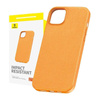 Schutzhülle APPLE IPHONE 15 PRO Baseus Fauxther Series orange