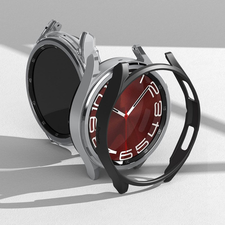 Case SAMSUNG GALAXY WATCH 6 CLASSIC (43MM) Ringke Slim 2-pack black transparent