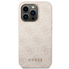 Guess GUHCP14XG4GFPI iPhone 14 Pro Max 6.7 &quot;pink / pink hard case 4G Metal Gold Logo