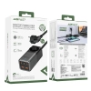 Ładowarka biurkowa Acefast Z2 GaN 75W PD 3x USB-C 2x USB-A - czarno-szara