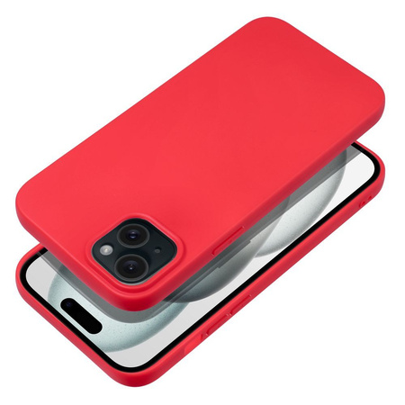 Futerał SOFT do IPHONE 15 PLUS czerwony