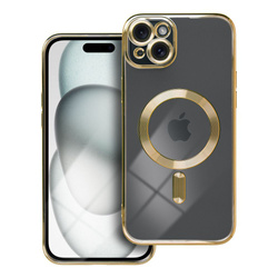 Futerał Electro Mag Cover kompatybilny z MagSafe do IPHONE 15 PLUS złoty
