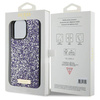 Guess nakładka do iPhone 15 Pro Max 6,7" GUHCP15XPFGSBSP jasnoróżowa HC Rhinestone Meta Logo